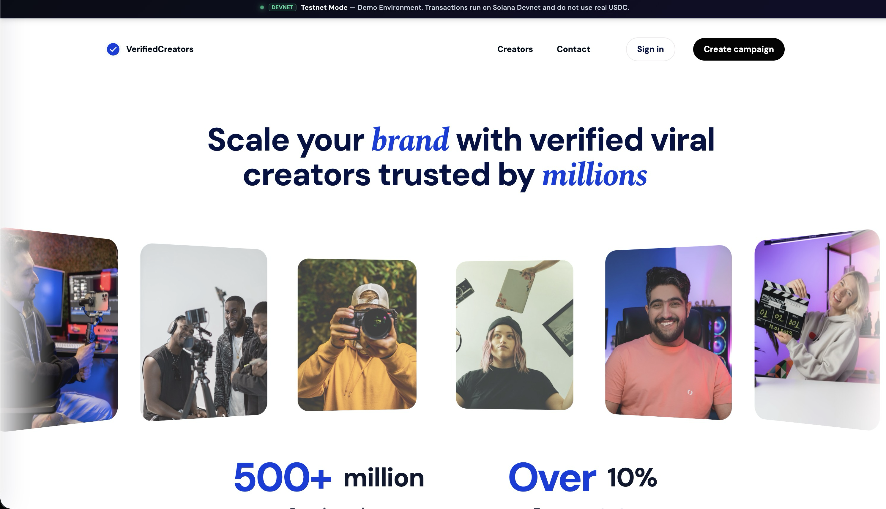 Verified Creators